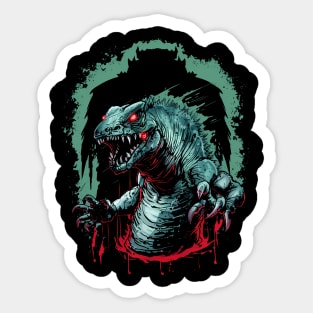 Monster Lizard Sticker